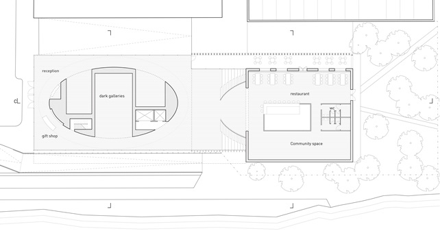 A museum site plan