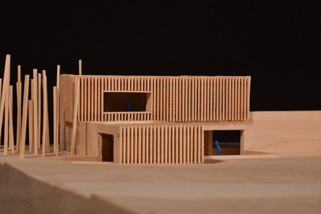 Photograph of architectural model