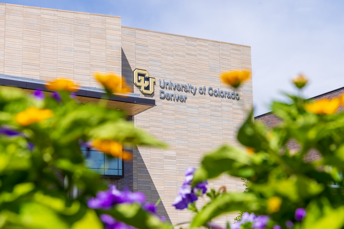 CU Denver Campus in Spring