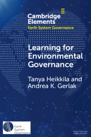 Book cover for Learning for Environmental Governance by Tanya Heikkila and Andrea K. Gerlak