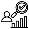 finance and budget analyst icon