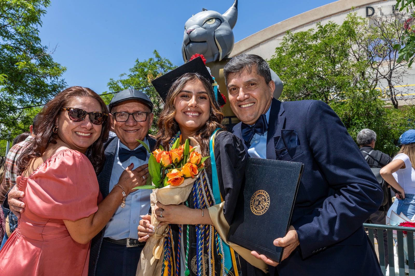 Spring 2026 Commencement - Laura Zableta Arias and family