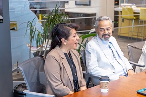 Ed Lucero (MPA '98) and daughter Denise Gomez (MPA '16)