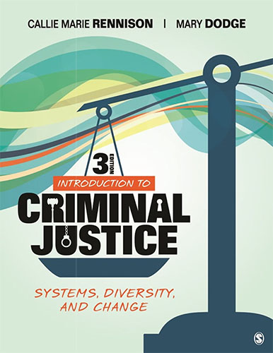 Introduction to Criminal Justice Cover for the textbook Introduction to Criminal Justice